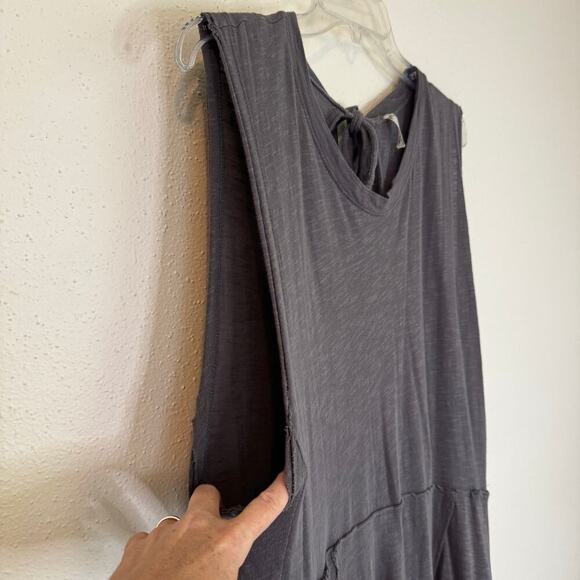 Intimately Free People Women's Sz S Boho Homebody Romper Jumpsuit Vintage Gray￼ - Picture 4 of 13